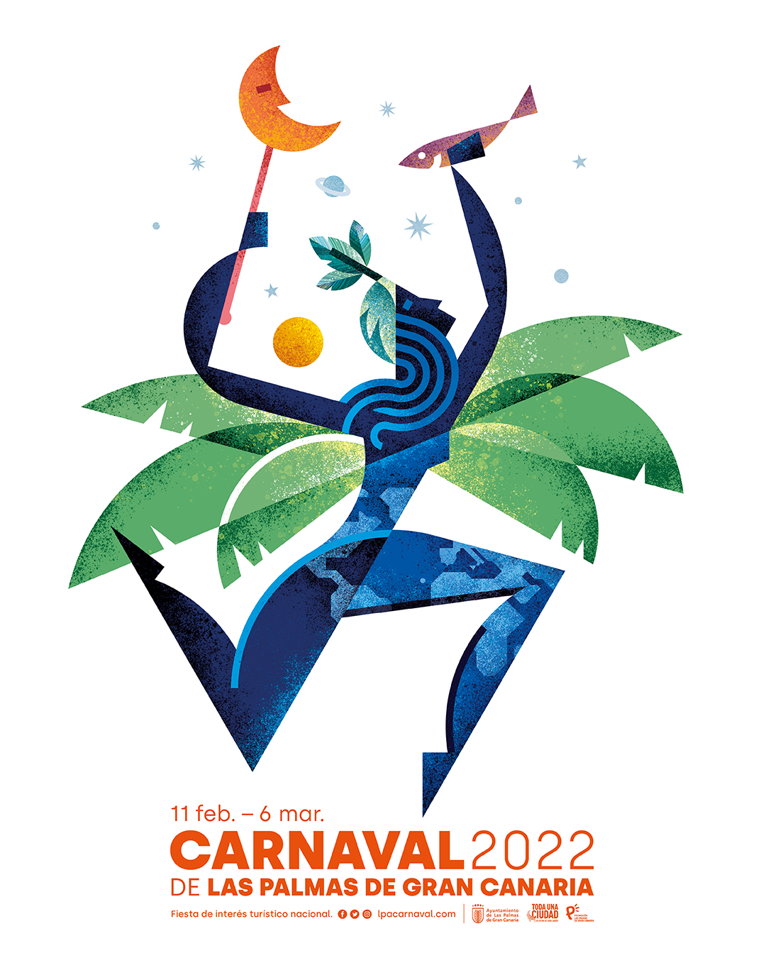 Un cartel de Vicent Ramon Pascual para el Carnaval de La Tierra