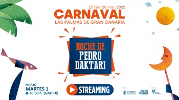 La noche de Pedro Daktari se colará en los hogares a través del streaming del Carnaval