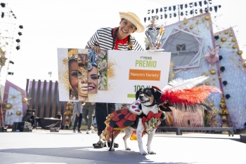 La gracia de Arepa conquistó al jurado del Carnaval Canino