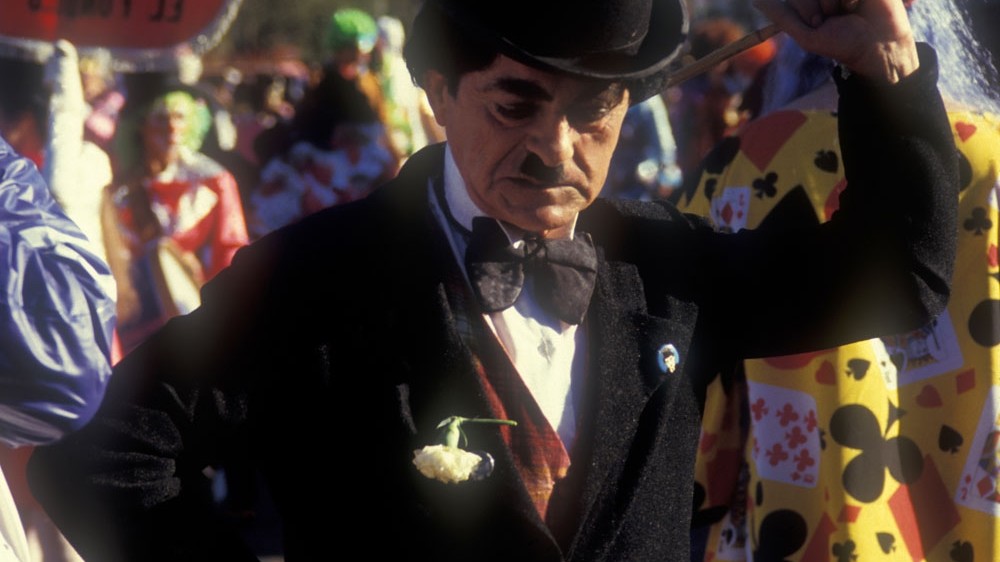 The Tramp’s cameo in the Las Palmas de Gran Canaria Carnival