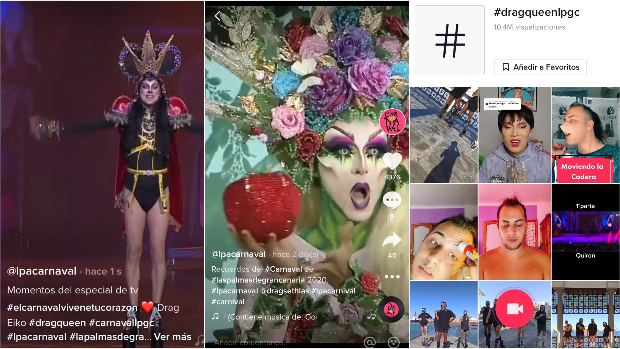 Carnival Drag Queens take over TikTok