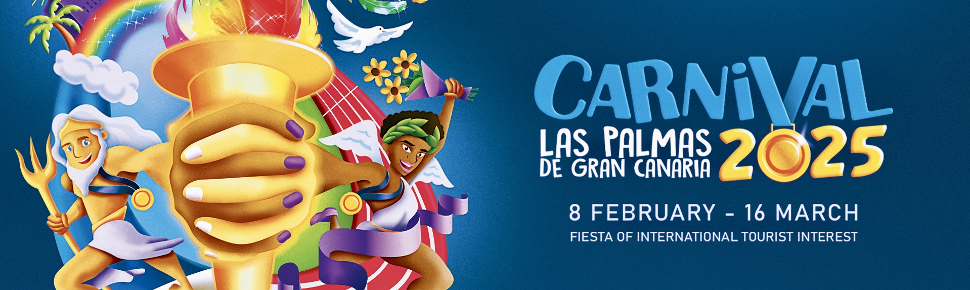 Las Palmas de Gran Canaria welcomes Olympic Games themed Carnival festivities